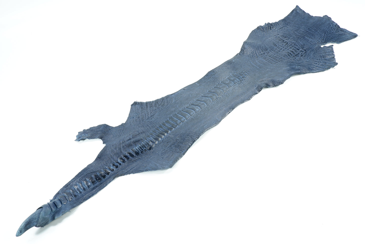 Genuine Ostrich Leg Skin with Claw Leather Hide Pelt