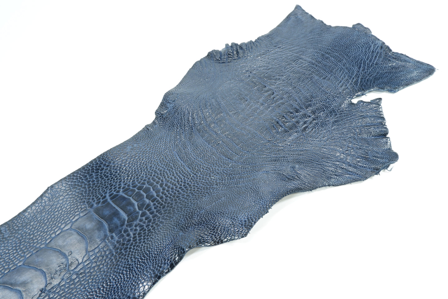 Genuine Ostrich Leg Skin with Claw Leather Hide Pelt