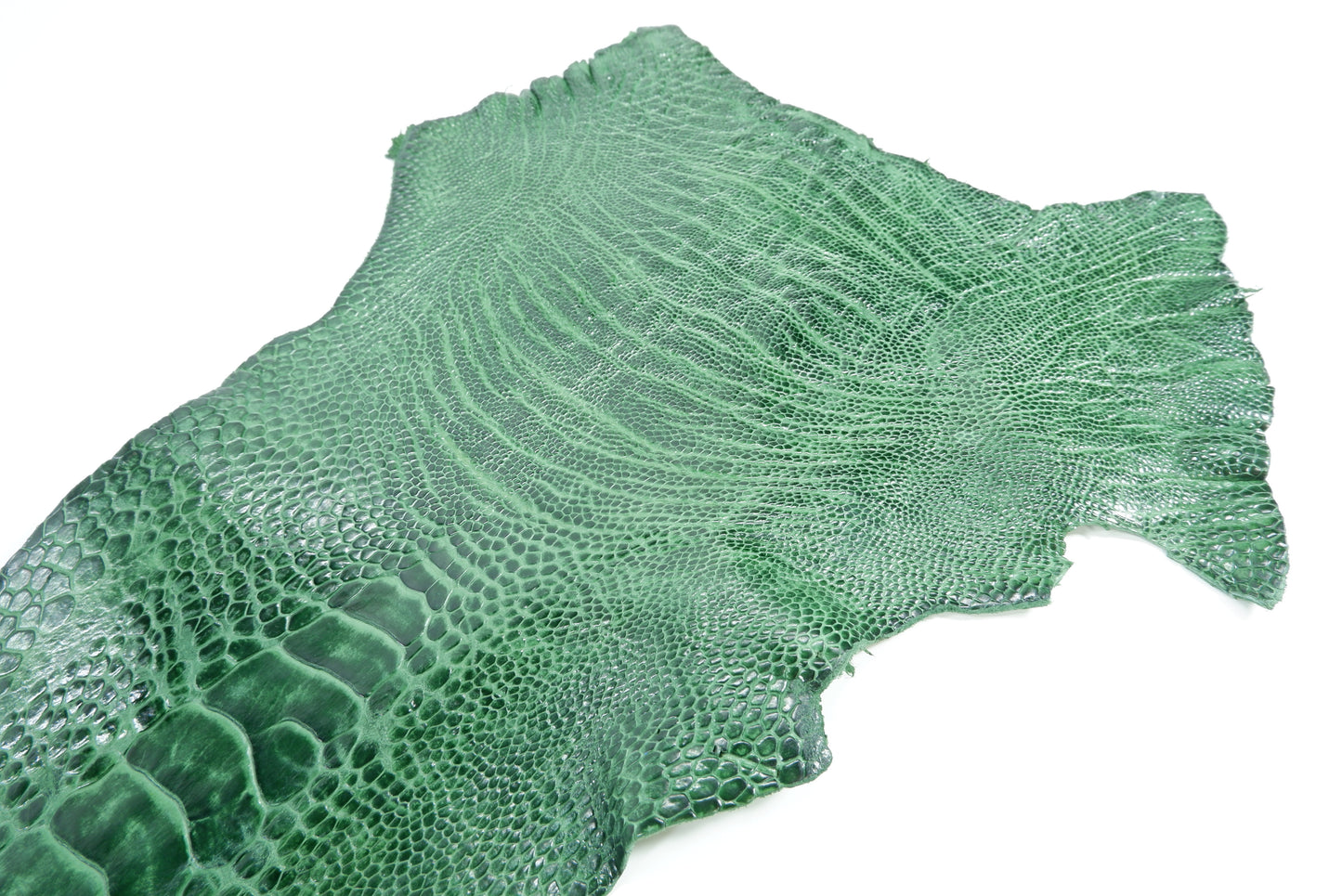 Genuine Ostrich Leg Skin with Claw Leather Hide Pelt