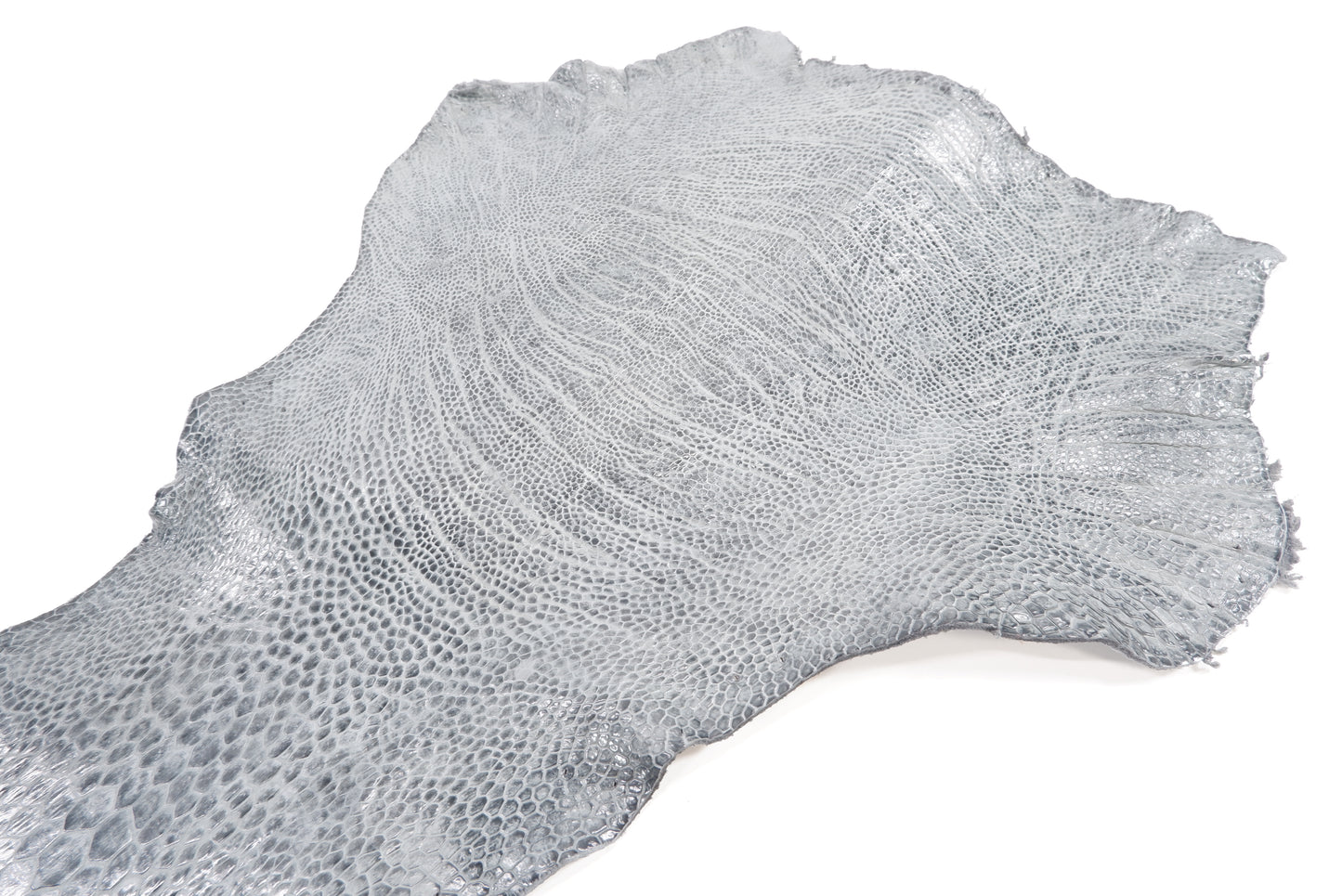 Genuine Ostrich Leg Skin with Claw Leather Hide Pelt