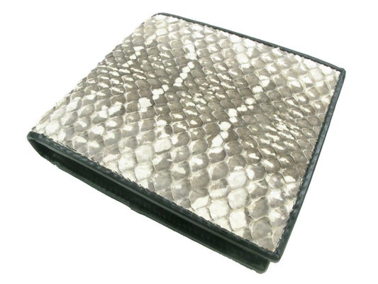 Genuine Tiger Snake Skin Leather Bifold Wallet