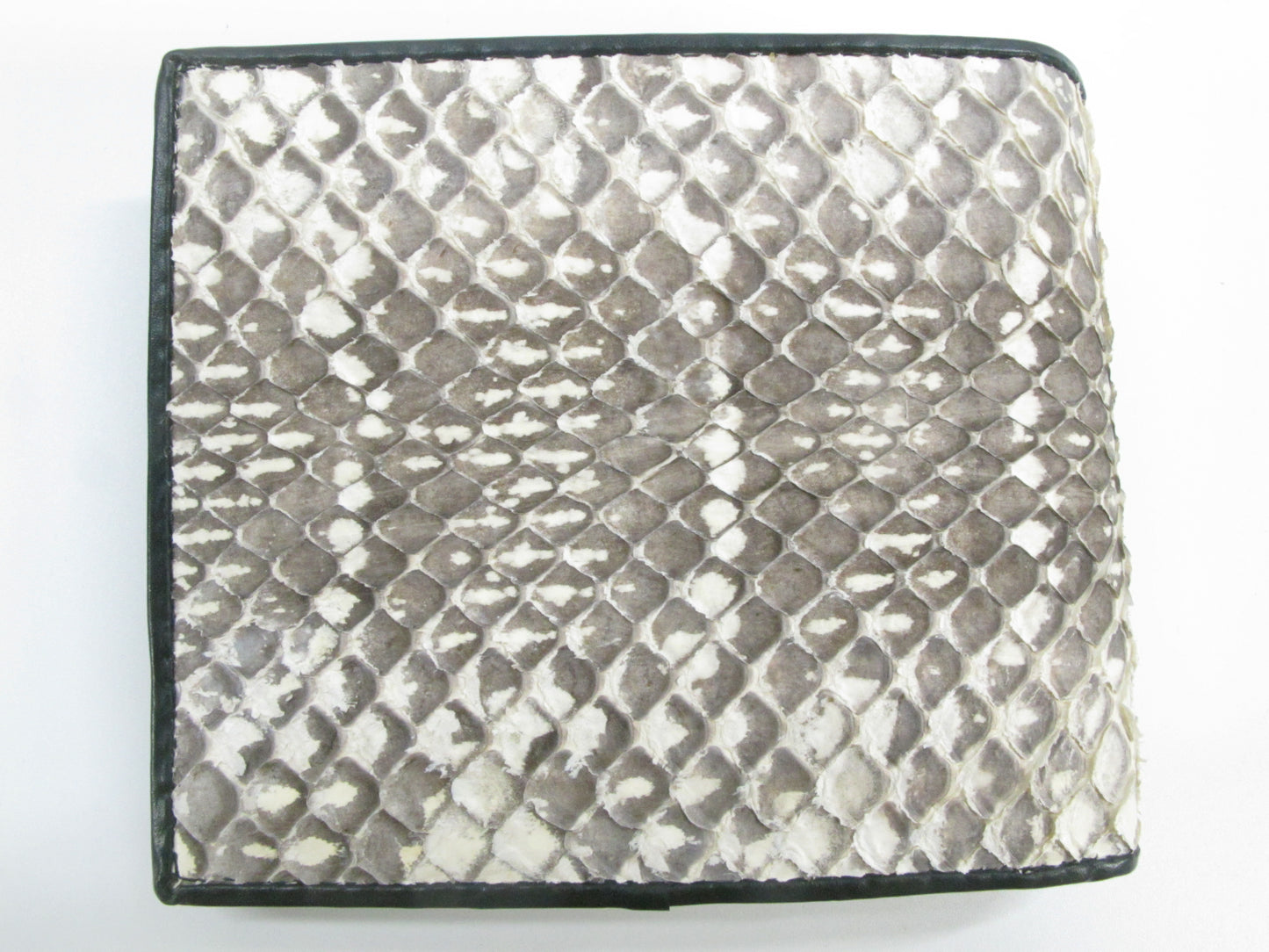 Genuine Tiger Snake Skin Leather Bifold Wallet