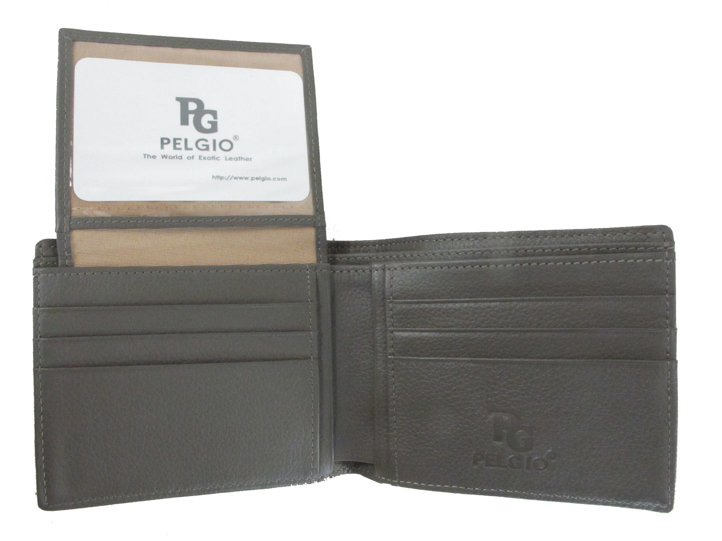 Genuine Crocodile Belly Skin Leather Luxury Bifold Wallet