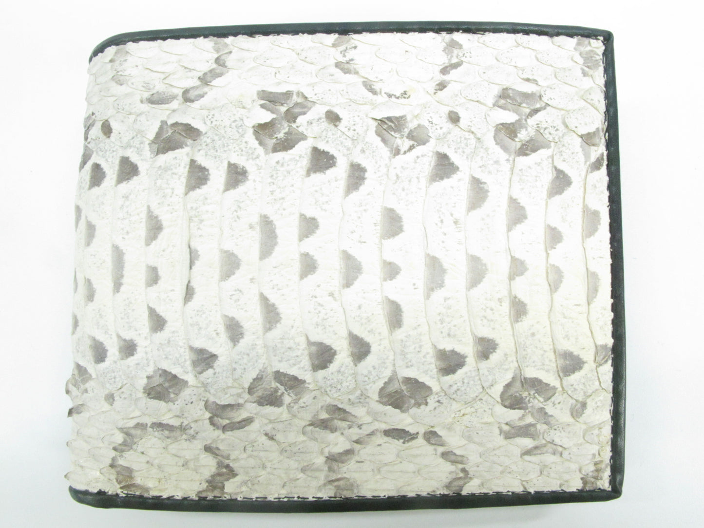 Genuine Viper Snake Belly Skin Leather Bifold Wallet