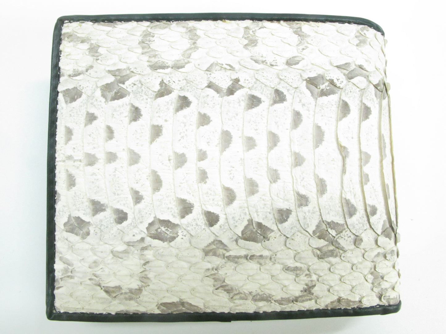 Genuine Viper Snake Belly Skin Leather Bifold Wallet