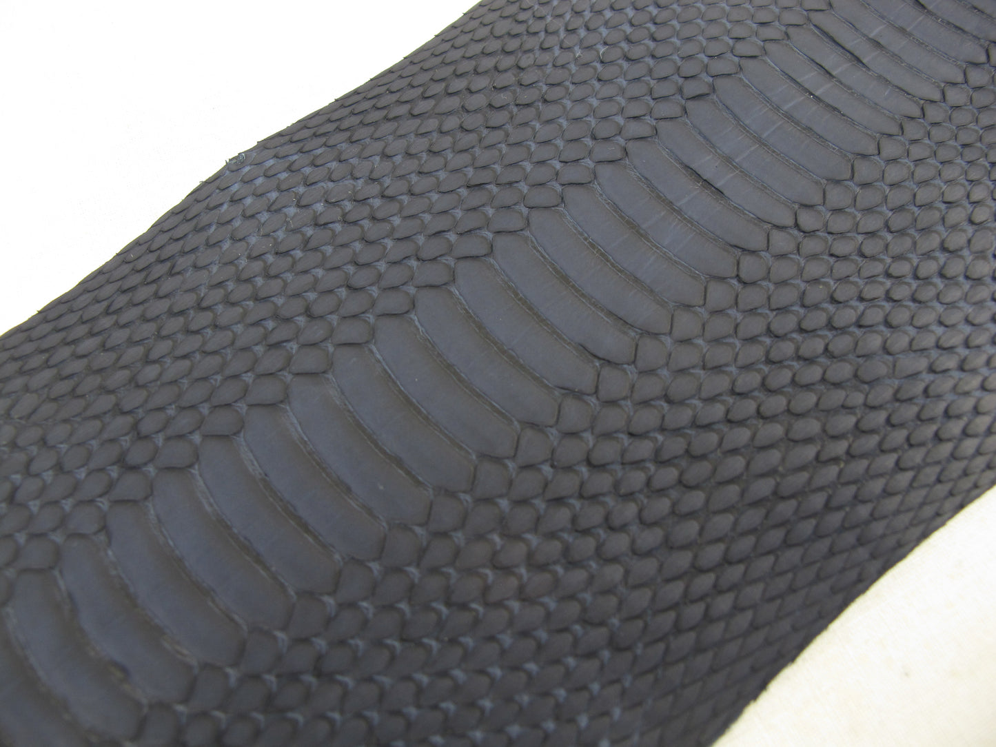 Genuine Masked Water Snake Belly Skin Leather Hide Pelt Blue