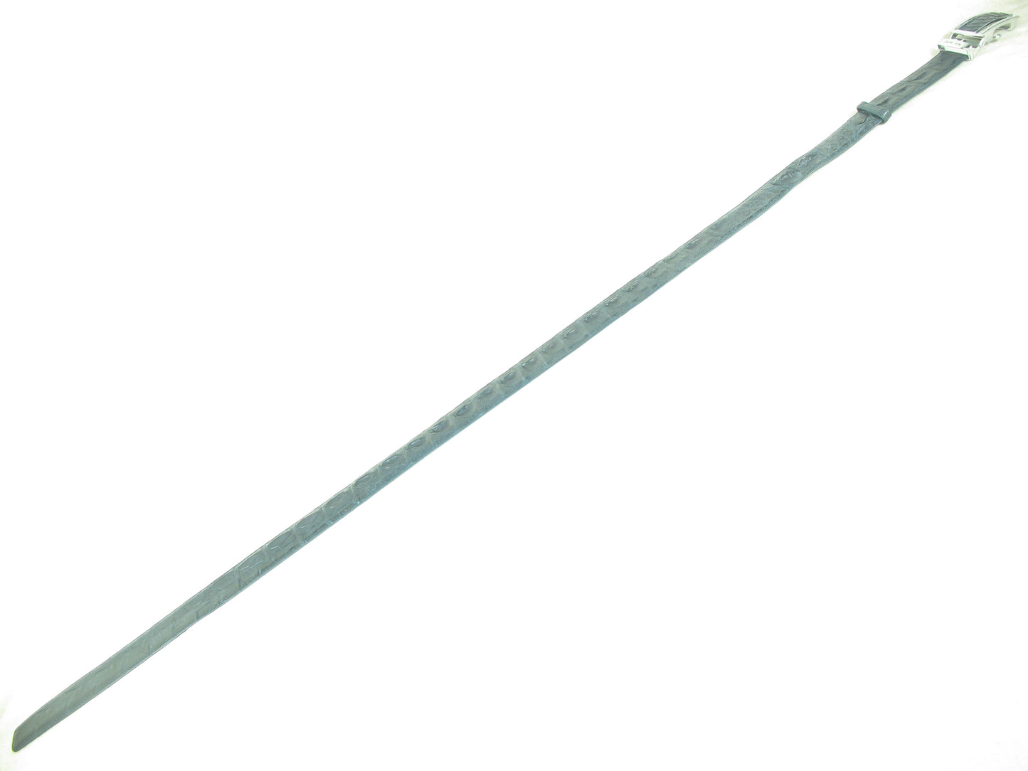 Genuine Crocodile Single Hornback Skin Leather Auto Locking Men's Belt