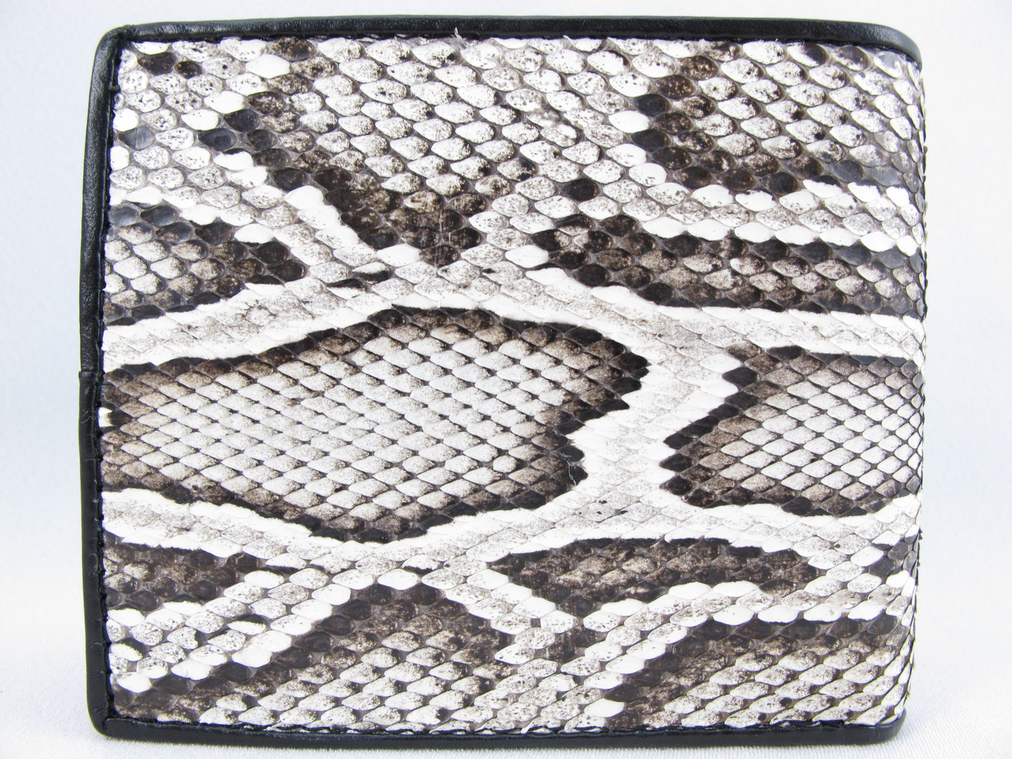 Genuine Burmese Python Snake Skin Leather Soft Bifold Wallet