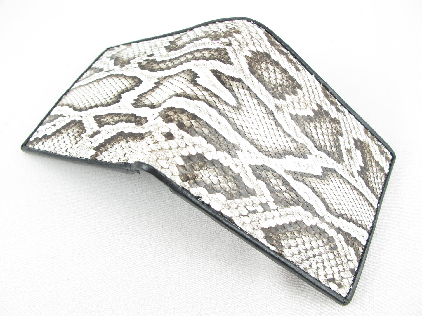 Genuine Burmese Python Snake Skin Leather Soft Bifold Wallet