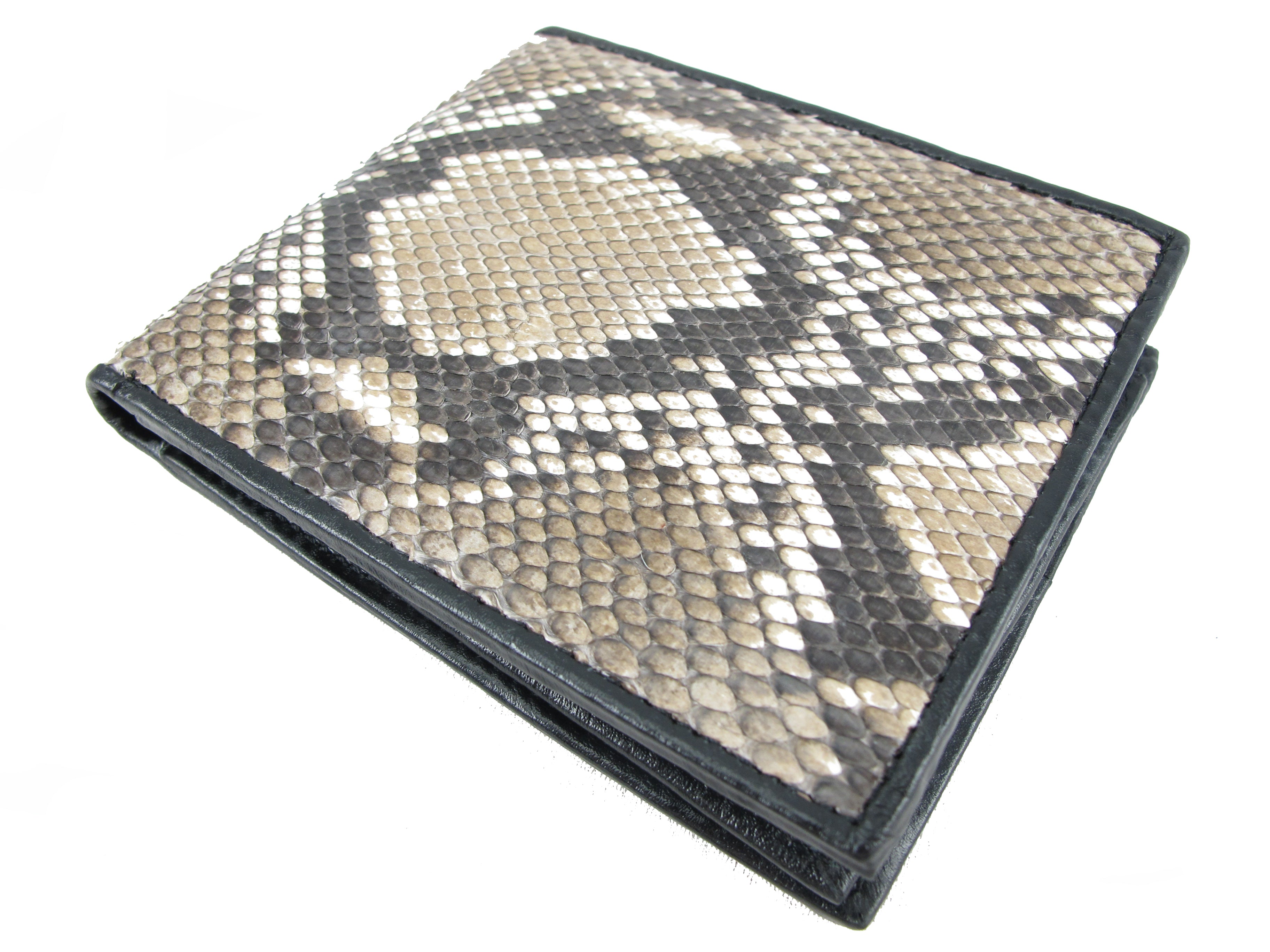 Genuine Reticulated Python Snake Skin Soft Bifold Wallet – PELGIO