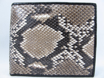 Pelgio Genuine Python Snake Skin Leather Bifold Handmade Wallet (Burmese  Python) at  Men's Clothing store