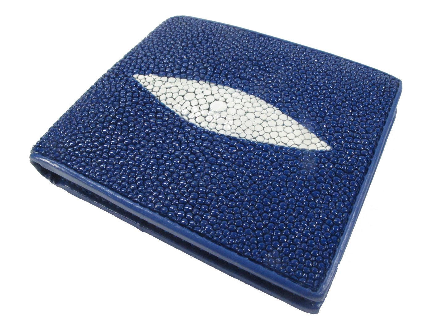 Genuine Stingray Skin Leather Bifold Men's Wallet