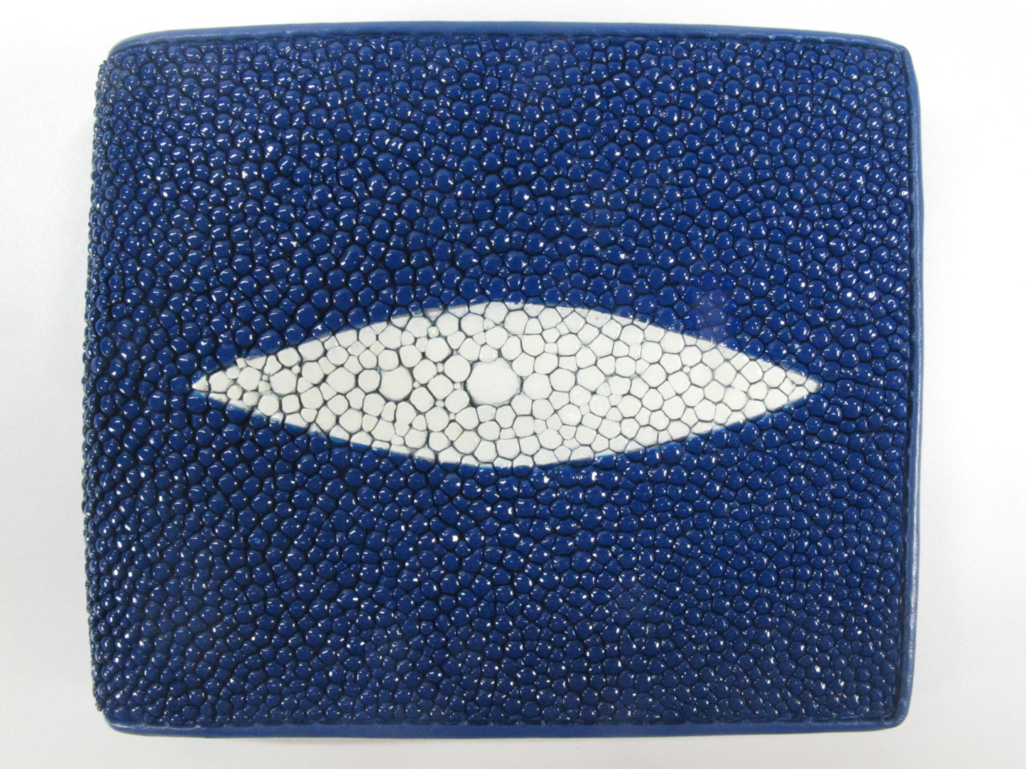 Genuine Stingray Skin Leather Bifold Men's Wallet